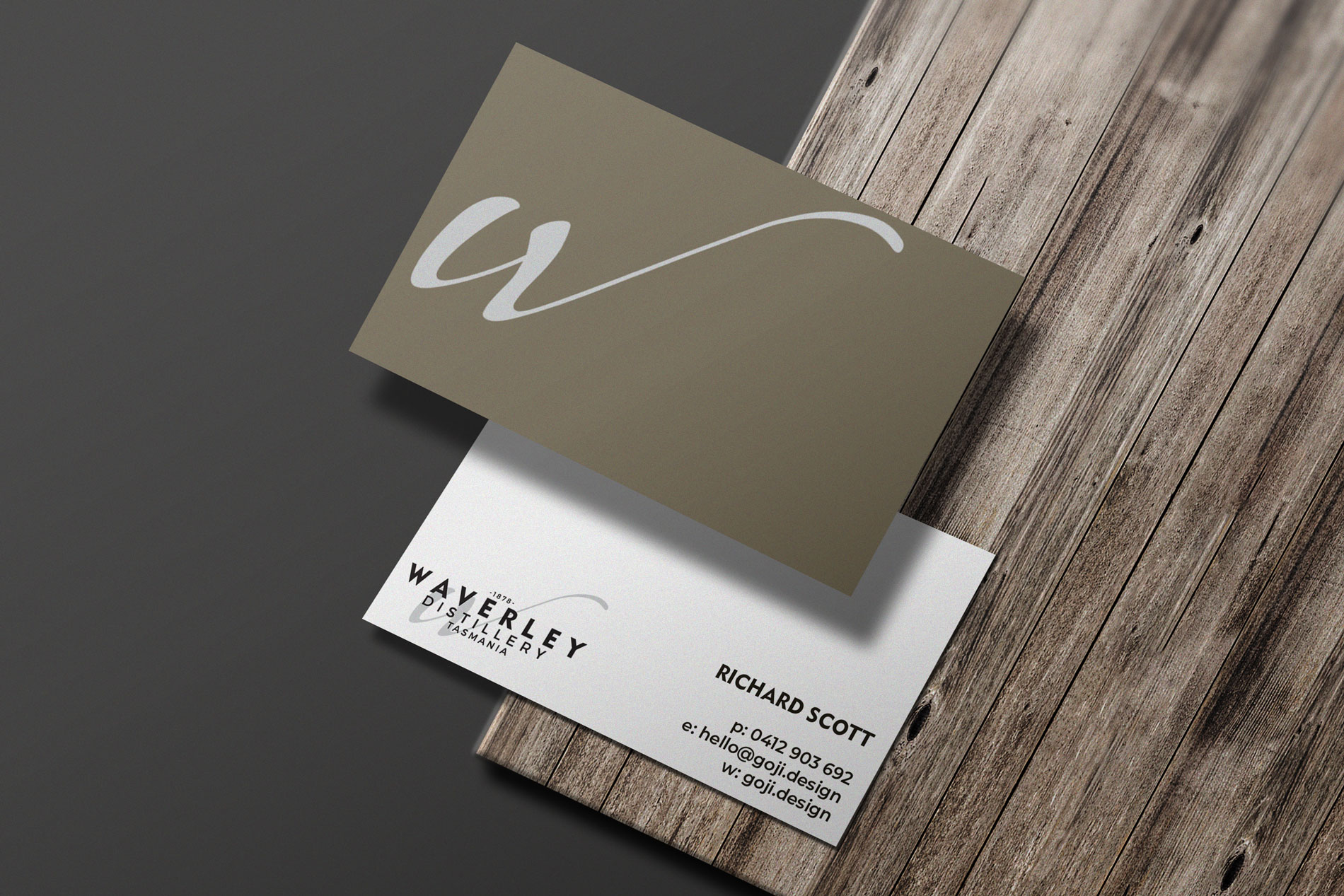 Waverley Design And Business Card Mockup