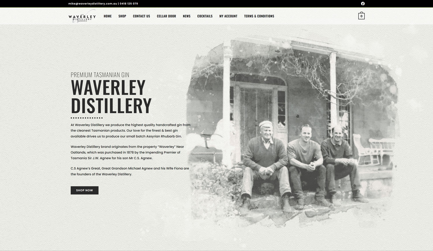 Waverley Website Home Desktop